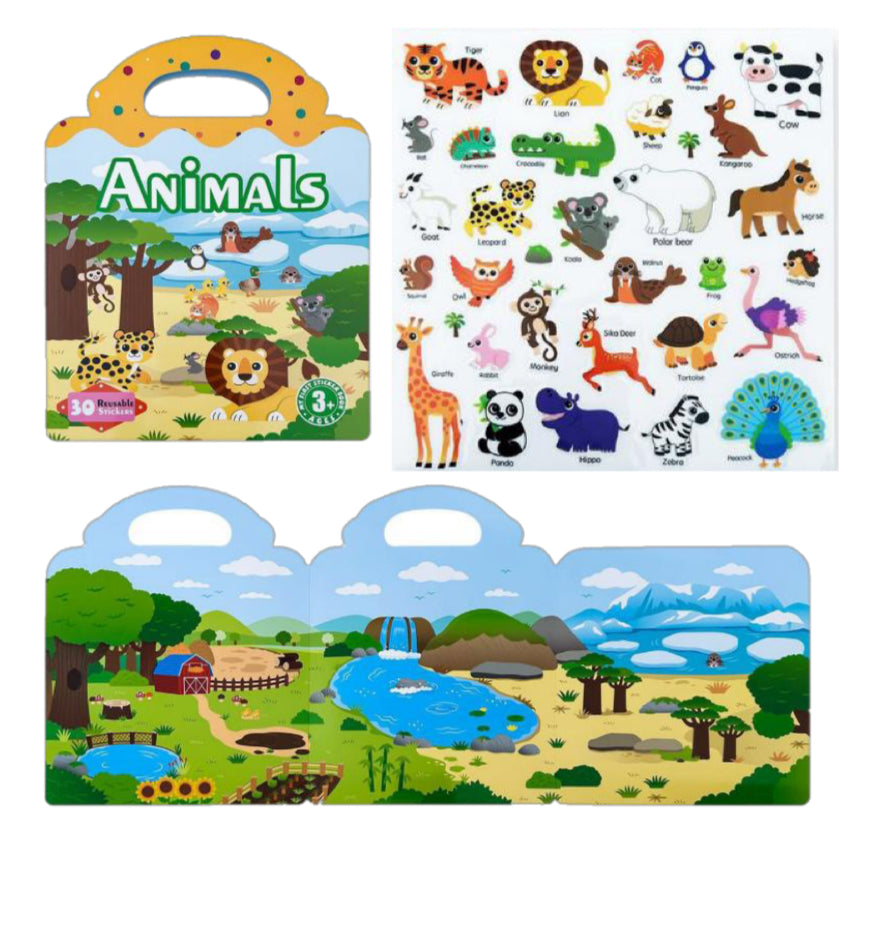 Libro Stickers Animal Inglés