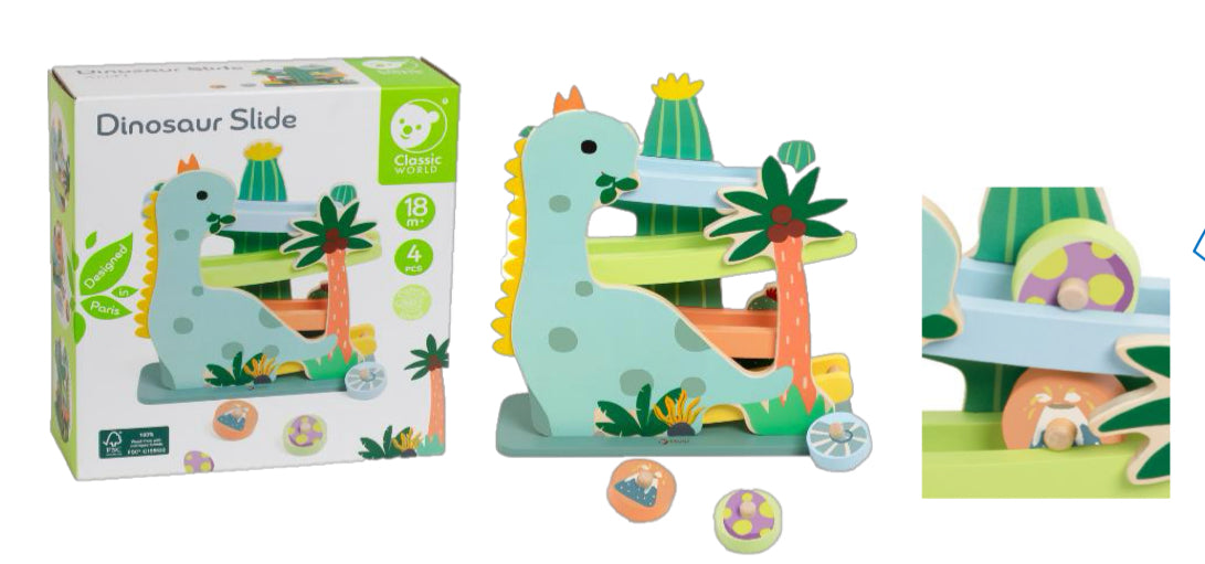 Tobogán rampa de dinosaurio
