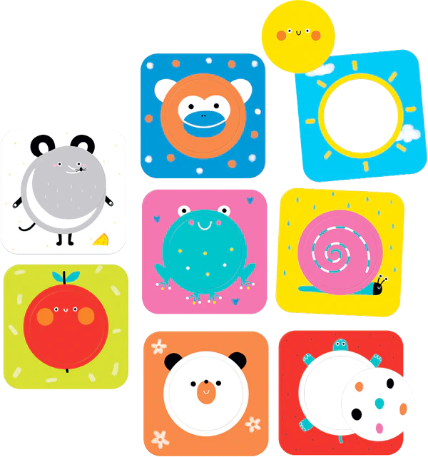 On-The-Go Discovering Circles (16 Piezas, 8 Puzzles)