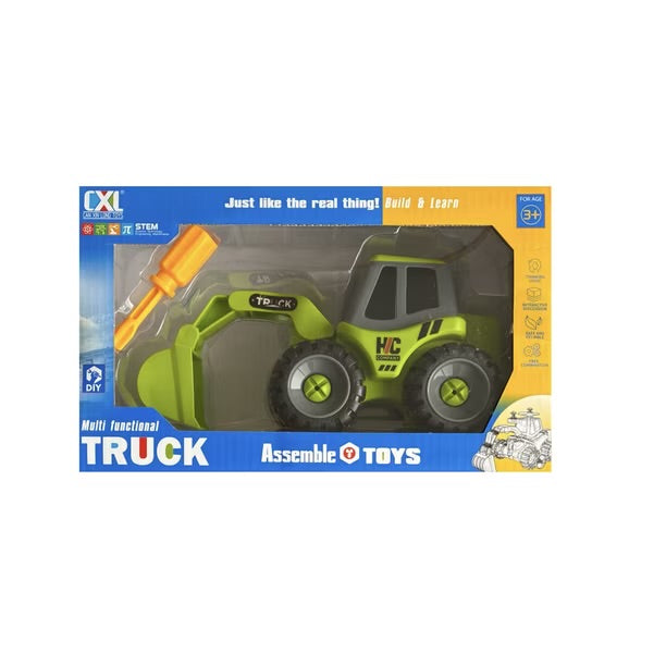 Tractor excavadora para armar