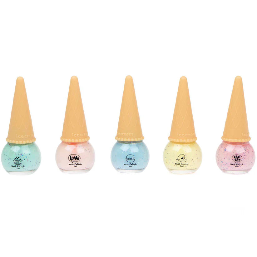 Set De Esmaltes En Caja Regalo Helado (5 Pack)