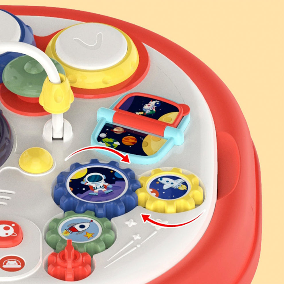 Mesa Aprendizaje Infantil 4 en 1 con Luz y Música - Huanger