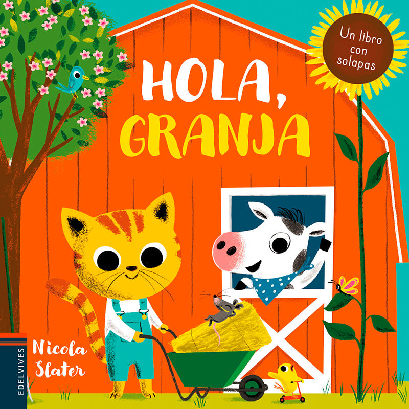 Un libro con solapas - Hola granja