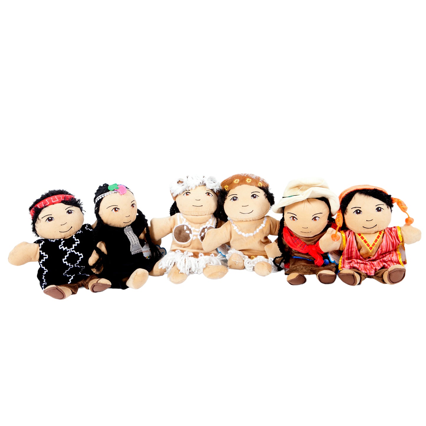 Set De Títeres De Pueblos Originarios