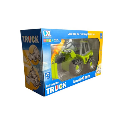 Tractor excavadora para armar