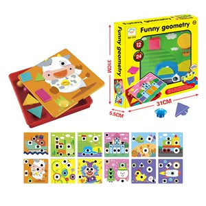 Puzzle  Didáctico figuras geométricas