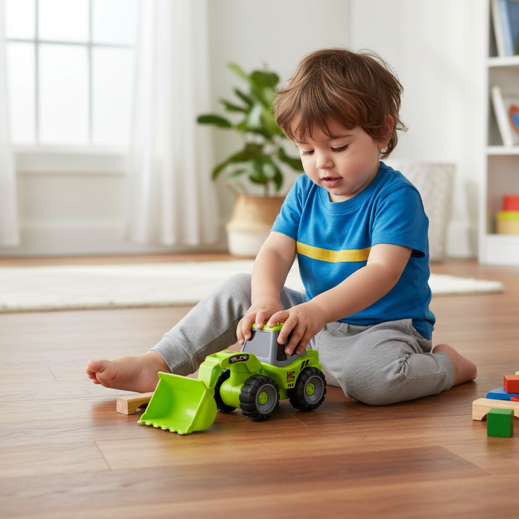 Tractor excavadora para armar