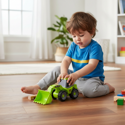 Tractor excavadora para armar