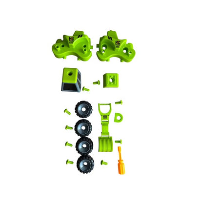 Tractor excavadora para armar
