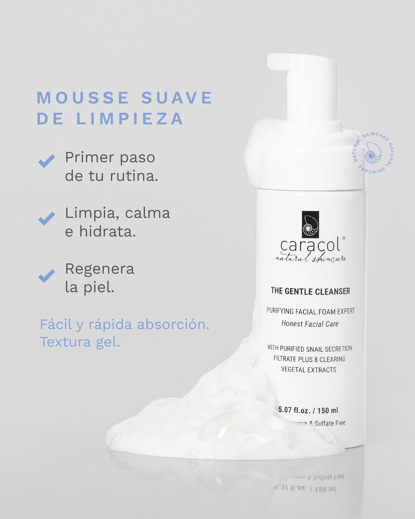 SUAVE MOUSSE DE LIMPIEZA DE ROSTRO