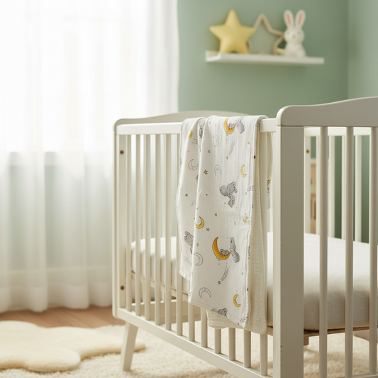 Manta Reversible Blanca Diseño