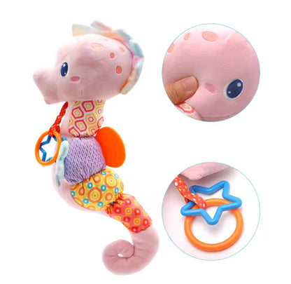 Peluche sonajero caballito de mar