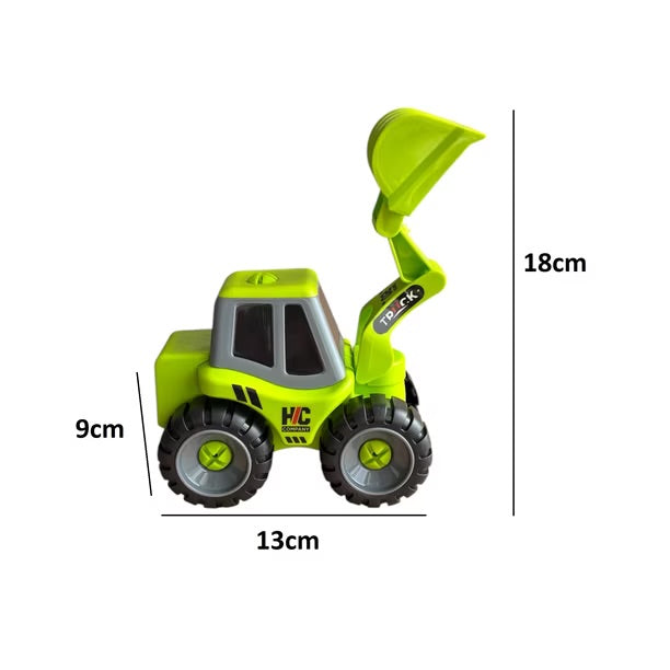 Tractor excavadora para armar