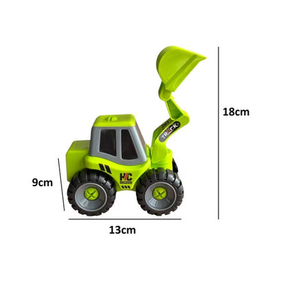 Tractor excavadora para armar