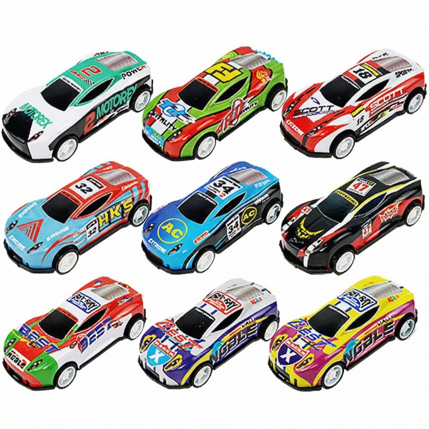 Autos Miniatura Set x 6