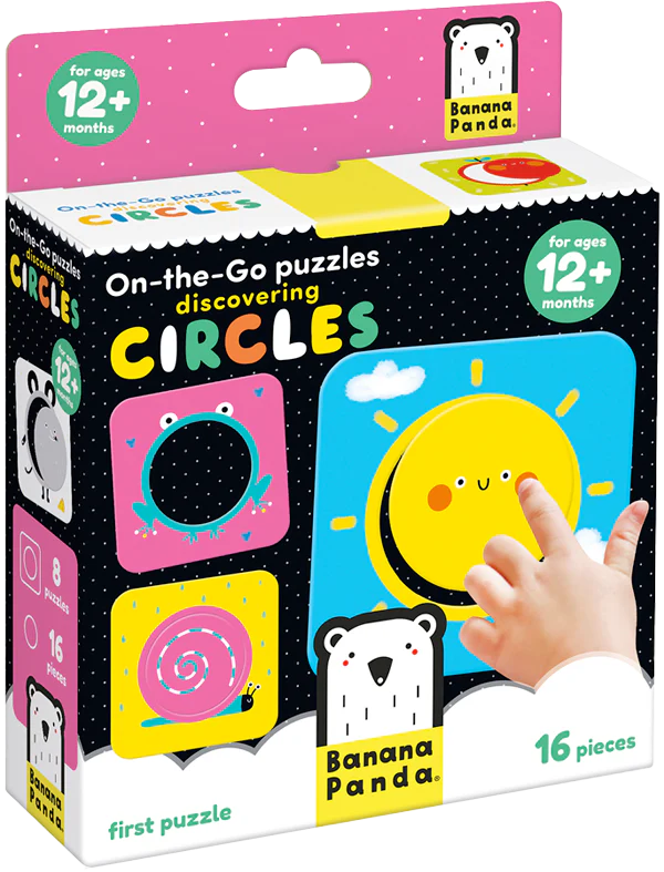 On-The-Go Discovering Circles (16 Piezas, 8 Puzzles)