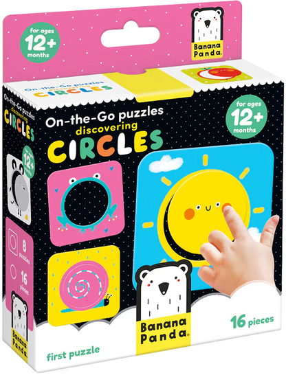 On-The-Go Discovering Circles (16 Piezas, 8 Puzzles)