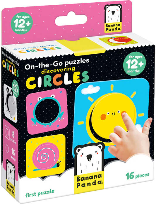 On-The-Go Discovering Circles (16 Piezas, 8 Puzzles)