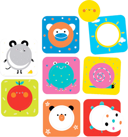 On-The-Go Discovering Circles (16 Piezas, 8 Puzzles)