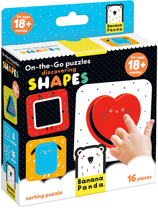 On-The-Go Discovering Shapes (16 Piezas, 8 Puzzles)