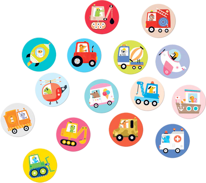 Juego Memorice Autos On-The-Go (15 Pares)