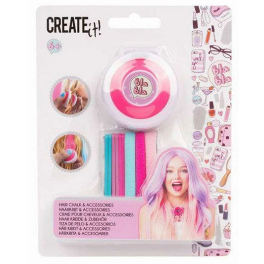 Tizas De Colores Para El Pelo + Accesorios (2 Variedades)
