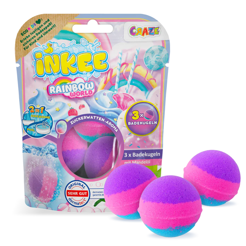 Pack 3 Bombas De Baño Mundo Arcoíris