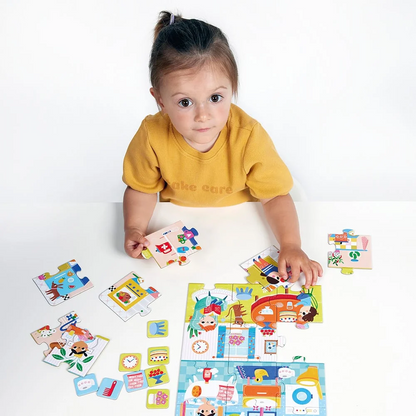 Puzzle Home / Conozco las partes de mi casa.