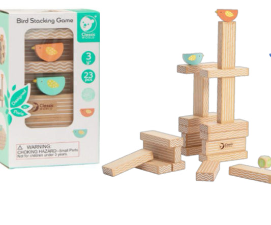 Juego Apilamiento pájaros