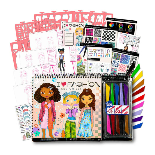 Portafolio De Diseño De Moda Con Set De Arte - Refresh
