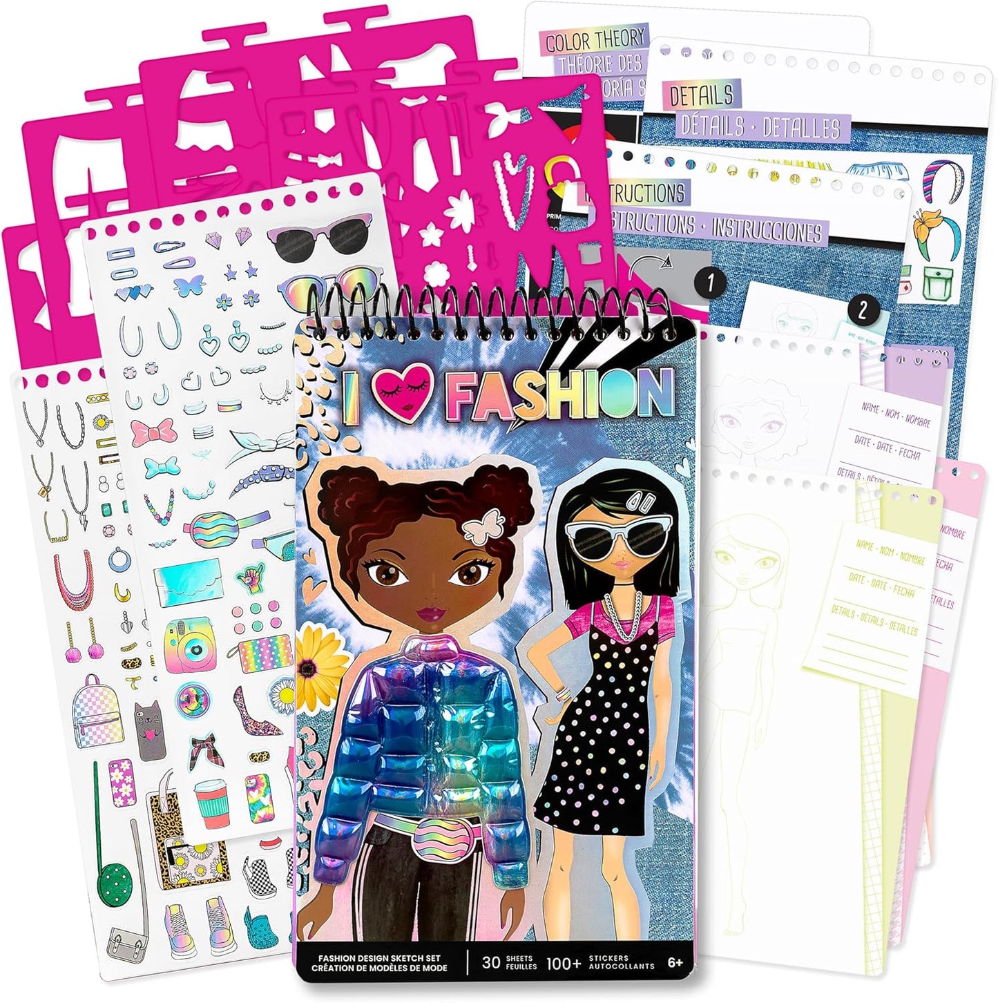 Portafolio De Bocetos De Moda Compacto
