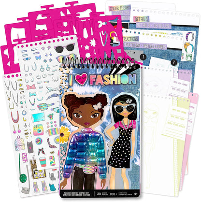 Portafolio De Bocetos De Moda Compacto
