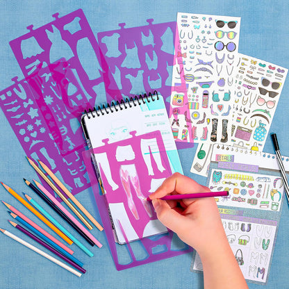 Portafolio De Bocetos De Moda Compacto