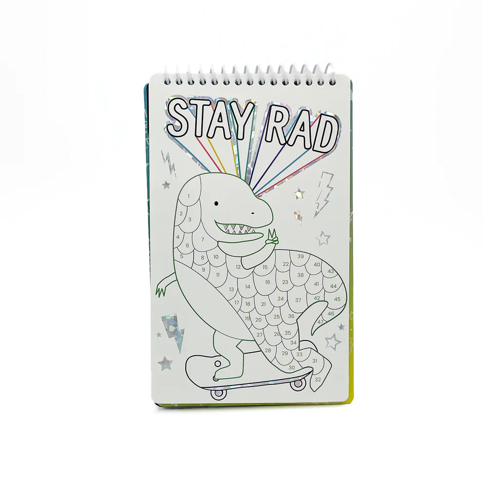 Stickers by Numbers- Dino