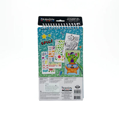 Stickers by Numbers- Dino