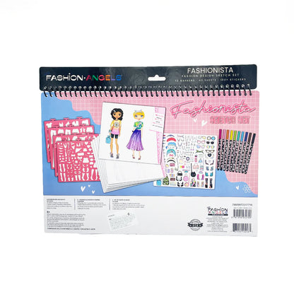 Set De Bocetos Fashionista Con Marcadores