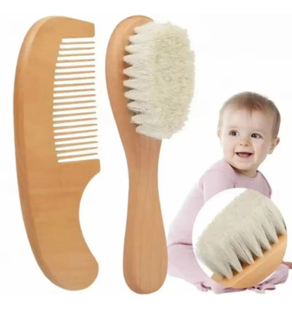 Cepillo Peineta Madera Baby kit