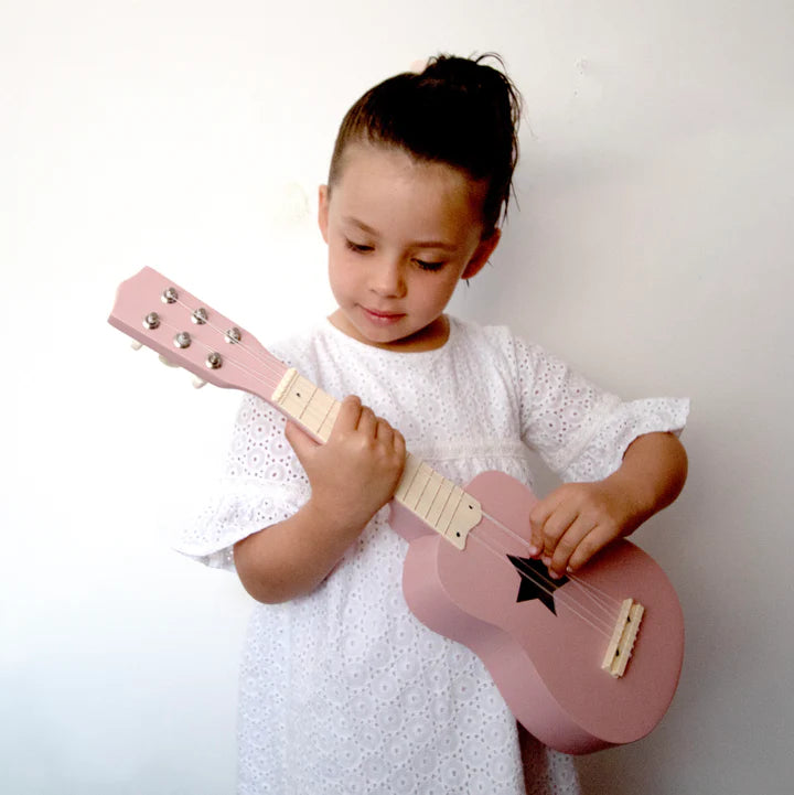 Guitarra de madera Rosa