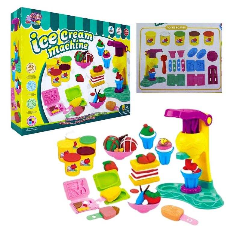 Máquina helado set plasticina