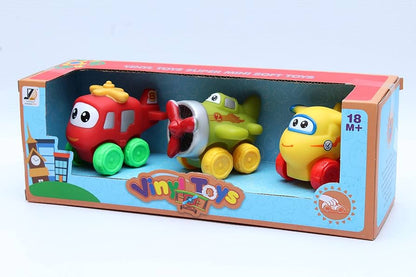 Set 3 avioncitos fricción