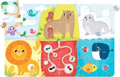 Puzzle Suuuper Size Animal Match (34 piezas) +2