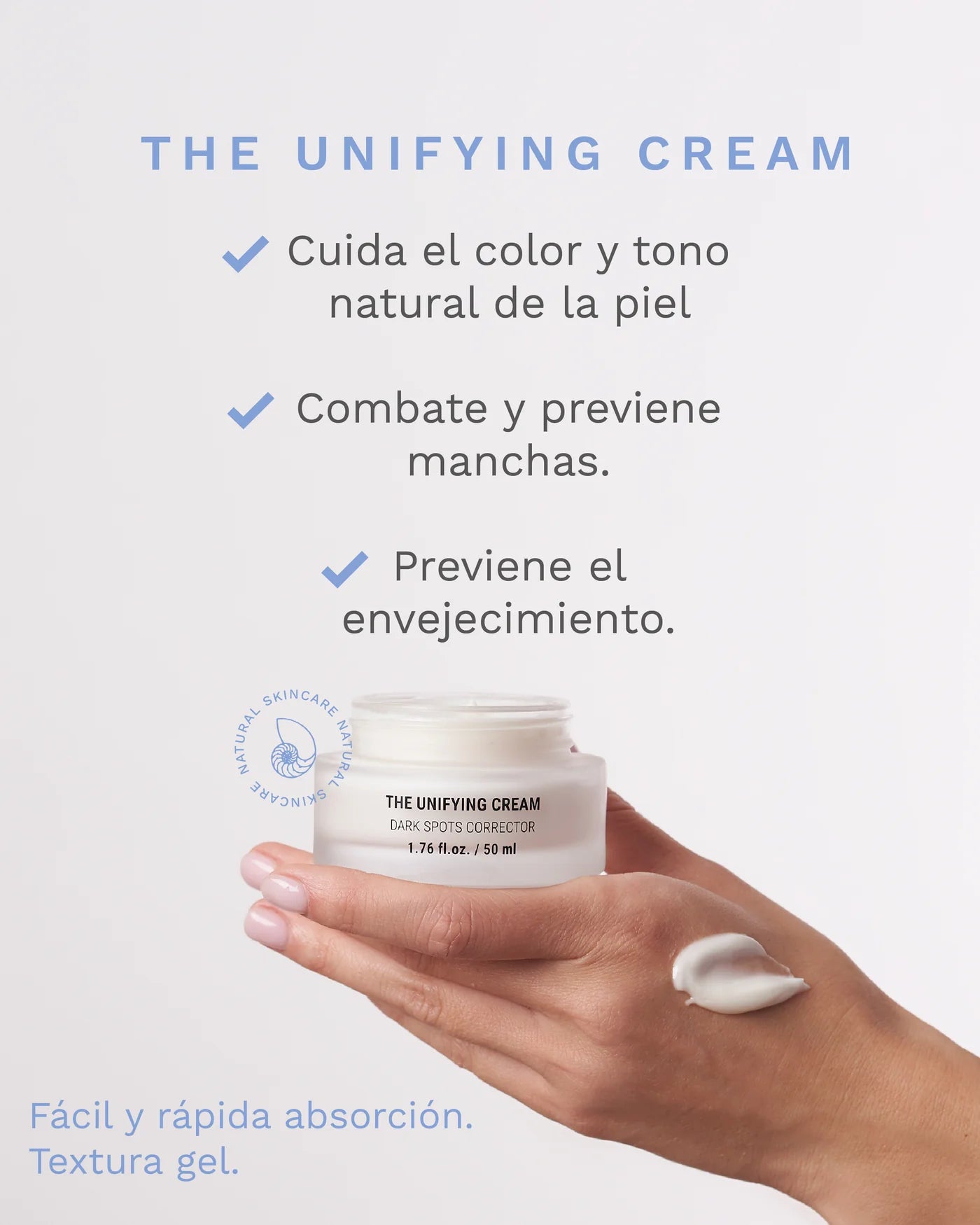 Crema anti-manchas, unificante de tono (The unifying gel cream)